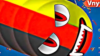 Slitherio  HACKER SNAKE EATS PRO SNAKE  Epic Slitherio Gameplay [upl. by Ahsenyl]