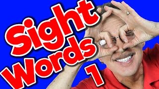 New Sight Words 1  Sight Words Kindergarten  High Frequency Words  Jump Out Words  Jack Hartmann [upl. by Adyan]