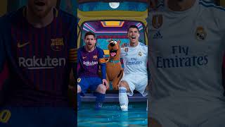 Messi Ronaldo amp Scooby Doo 🐕 [upl. by Furiya]