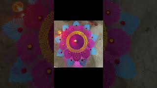 art rangoliart navratirangoli diwalirangoli ragoli design viralvideo sorts youtube [upl. by Melbourne]