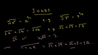 Simplifying SurdsRadicals  LearnMathsFree [upl. by Lateehs]