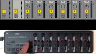 nativeKONTROL Arsenal Control Surface Scripts Korg nanoKONTROL2 NK2 [upl. by Etnomal382]