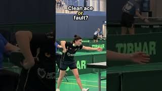 Epic Slow Motion Table Tennis Serve Challenge TableTennis PingPong TableTennisServe [upl. by Hplodnar721]