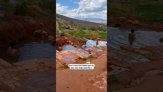 💎Hidden Gem in Southern Utah 🏜️ Have you been to this hot springs hotspring southernutah utah [upl. by Leerzej]