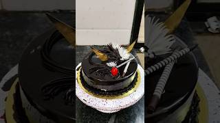 Indian Chocolate Cake Design cake viralvideo trendingcake trending subscribe shorts video [upl. by Aymer213]