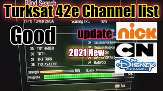 42E Turksat 42e Channel list 7282021 update [upl. by Kciwdahc368]