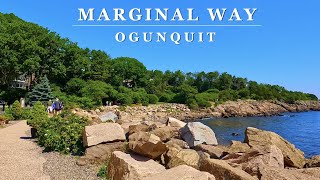 4K Marginal Way Perkins Cove amp Ogunquit Maine Scenic Summer Walking Tour with Binaural 🎧 [upl. by Eriuqs]