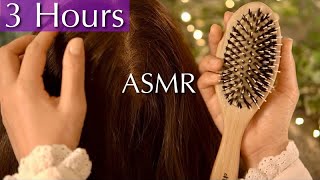 3 Hours Of Soothing Hair Brushing To Deep Sleep  No Talking [upl. by Brana]