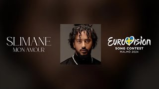 SLIMANE va représenter la France pour l’Eurovision 2024 Il dévoile son titre « Mon Amour » ce soir [upl. by Sparhawk]