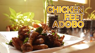 Chicken feet Adobo  Bite with Rhynz [upl. by Leihcar]