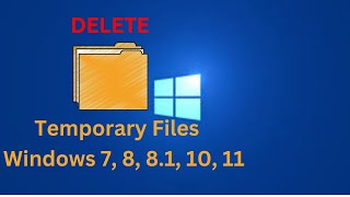 How to delete temporary files in windows 10 [upl. by Sonitnatsnoc]