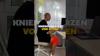 Knieschmerzen vom vielen Sitzen Hier ist die Lösung 🔥 [upl. by Carlin807]