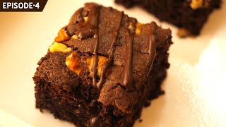 How to Make Gooey Eggless Walnut and Chocochip Chocolate Brownies [upl. by Winnie286]