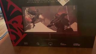 Unboxing review of the HP Omen 25f 240Hz gaming display monitor [upl. by Tsui]