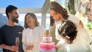 Vamika Kohli Birthday Celebration inside video with Virat Kohli and Anushka Sharma [upl. by Etiragram172]