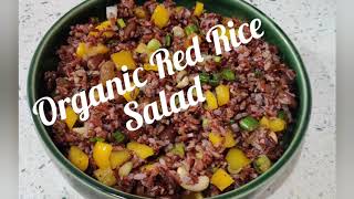 Organic Red Rice SaladHow to make red riceRed rice recipeRed rice saladHow to use red rice [upl. by Analra]