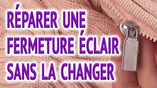 👍 Comment réparer une fermeture éclair sans la changer ✂️❤️Cours de couture [upl. by Assenay]