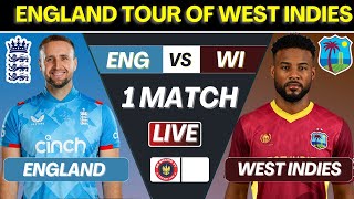 West indies vs England WI vs ENG Live Match  1st ODI Match  Live Score Commentary TOSS [upl. by Nnaassilem980]