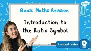 What is the Ratio Symbol  KS2 Maths Concept for Kids [upl. by Aneev]