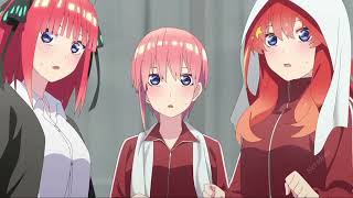 Yotsuba After a bath  The Quintessential Quintuplets Season 2 Episode 12 English Sub [upl. by Thornie]