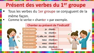 Le présent des verbes du 1er groupe [upl. by Muldon]