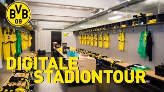 All access at the Signal Iduna Park  Digital Stadium Tour  Dressing Room Pitch amp more [upl. by Polak]