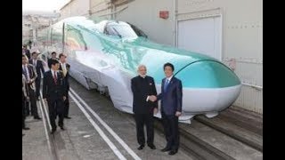 PM Modi amp Japanese PM Shinzo Abe to lay foundation stone for Indias first High Speed Rail project [upl. by Ehrenberg]