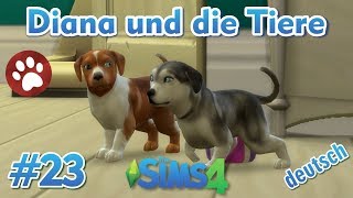 Sims 4  Diana und die Tiere 23  Die Welpen werden geboren [upl. by Eikcor]