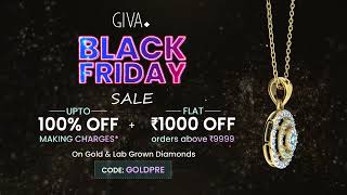 Ready Set Sparkle Black Friday Sale Is Here  GIVA Jewellery [upl. by Hacker]