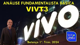 VIVT3  TELEFÔNICA BRASIL SA  VIVO ANÁLISE FUNDAMENTALISTA BÁSICA PROF SILAS DEGRAF [upl. by Gilcrest752]