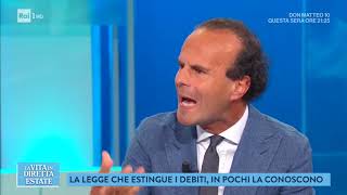 La legge che estingue i debiti ma che in pochi la conoscono  La vita in diretta estate 28062018 [upl. by Gorden581]