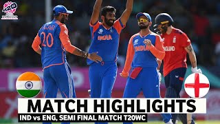 India vs England T20 World Cup Match Highlights  T20 World Cup 2024  IND vs ENG Highlights 2024 [upl. by Faxon]