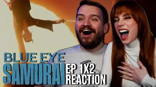 Four Fangs One Cliff  Blue Eye Samurai Ep 1x2 Reaction amp Review  Netflix [upl. by Enoed275]