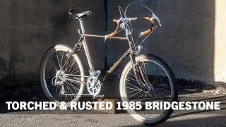 1985 Bridgestone MB2 Torched and Rusted ATB Build [upl. by Brandice]