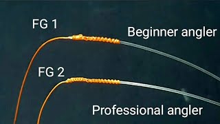 Best fishing knot  2 ways to make a FG knot  Braid To leader knot [upl. by Arraes]