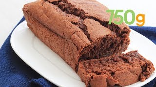 Recette du cake vegan banane et chocolat  750g [upl. by Flatto27]