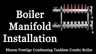 Radiant Heat Manifold Installation for Heating our Off Grid Home [upl. by Eramat]