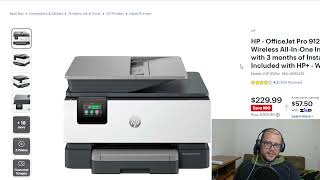 HP OfficeJet Pro 9125e Wireless All In One Inkjet Printer with 3 months of Instant Ink Included wi [upl. by Glaser245]