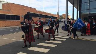 The Procession Begins at Rotherham College HE Graduation 2014 [upl. by Rockwell]