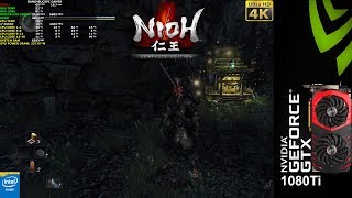 Nioh Maximum Settings 4K  GTX 1080 Ti  i7 5960X 43GHz [upl. by Neyugn]