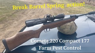 Farm pest control Cometa 220 Compact 177 cometa cometa220compact cometaairguns cometaairrifles [upl. by Halden]