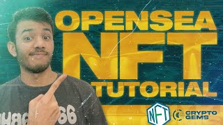 OpenSea NFT Tutorial  How to Buy NFTs for Beginners [upl. by Sacksen910]