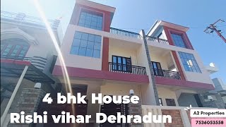 4 bhk House in Rishi Vihar near Indra Nagar Seemadwar Dehradun [upl. by Xaviera]