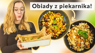 Proste i tanie OBIADY Z PIEKARNIKA Wegańskie zdrowe przepisy [upl. by Chadd]