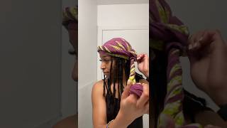 wrap my locs with me 🤭 loctutorial locjourney [upl. by Cassilda]