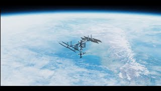 Full ISS Construction  KSP RSSROEVO64K Cinematic [upl. by Kirimia484]