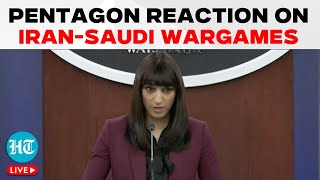 LIVE  Pentagon Briefing Following SaudiIran Naval Drills  Iran Israel War Latest  Hezbollah [upl. by Zanas39]