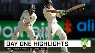 Aussies battle hard against valiant India  Second Domain Test [upl. by Aseram396]