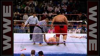 WWE Hall of Fame Yokozuna destroys quotHacksawquot Jim Duggan [upl. by August]