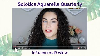 New Solotica Aquarella Review  Best Quarterly Colored Contacts For Dark Brown Eyes [upl. by Baldridge]